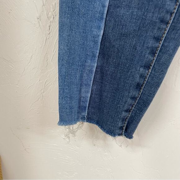 Pacsun Blue Colorblock High Rise Ankle Jegging Womens Jeans 28 Skinny Denim - Picture 5 of 7